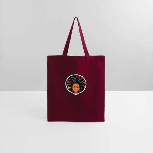 Stylized Cartoon Girl With Colorful Afro