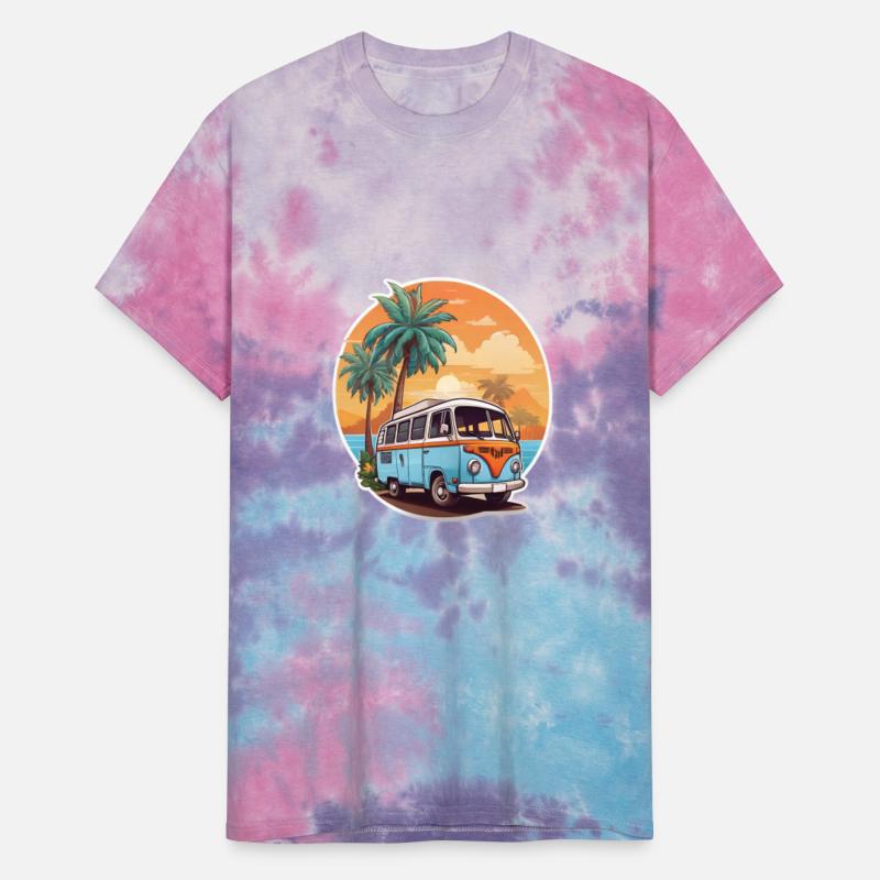 SummerTravel Bus With Coconut Tree