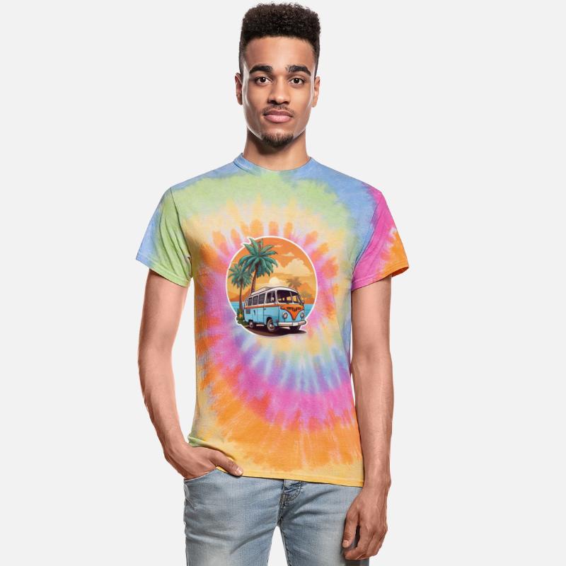 SummerTravel Bus With Coconut Tree