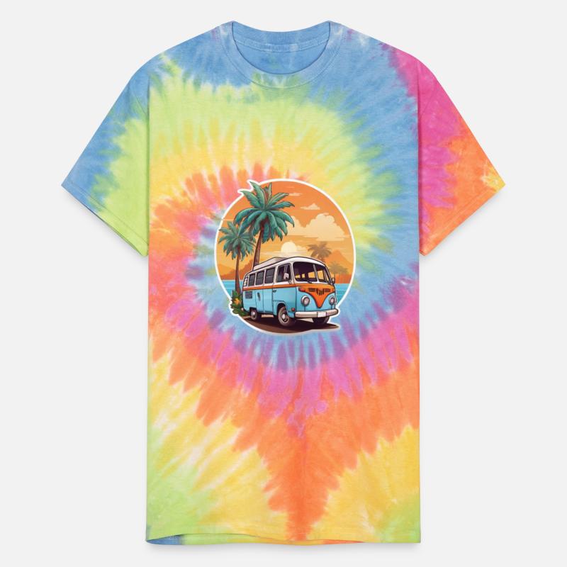 SummerTravel Bus With Coconut Tree