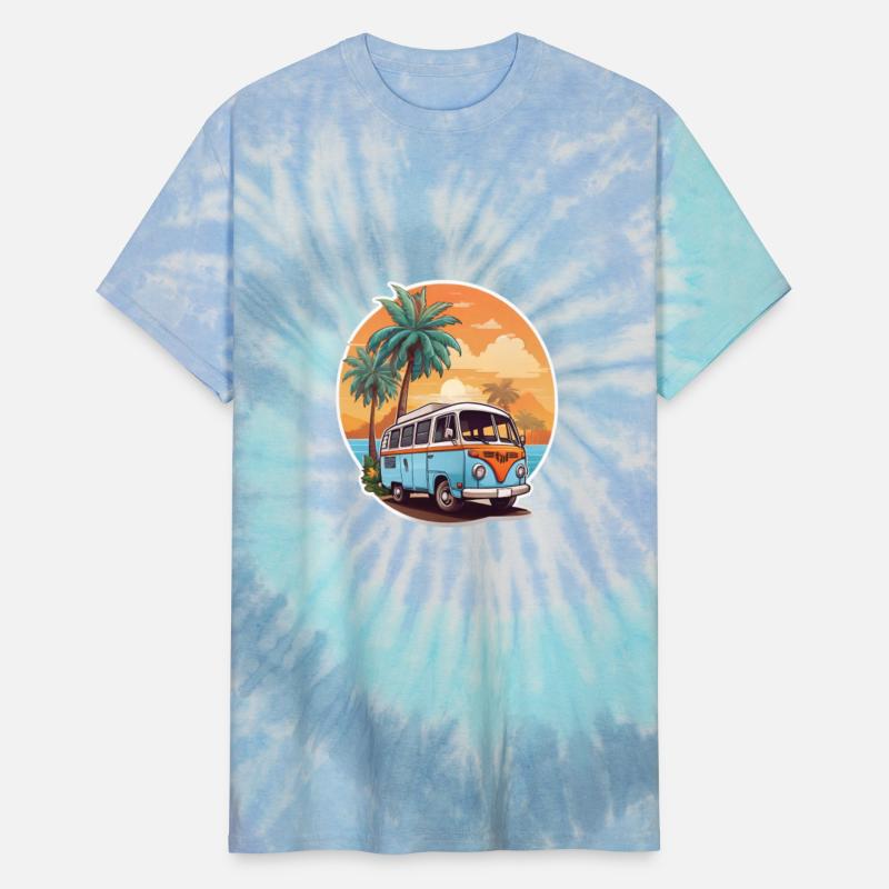 SummerTravel Bus With Coconut Tree