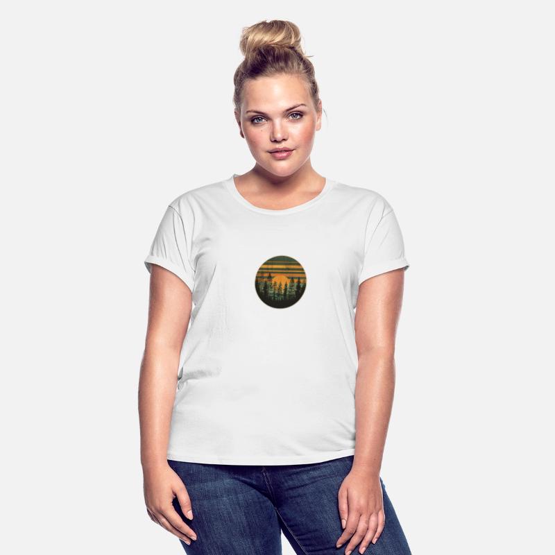 Sunset Forest Nature Outdoors Retro 80s Vibe 4