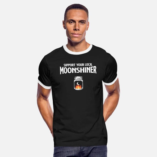 Support Your Local Moonshiner, Retro Jar Moonshin
