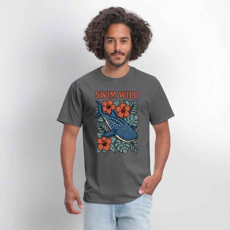 Swim Wild | Tropical Whale Shark Design