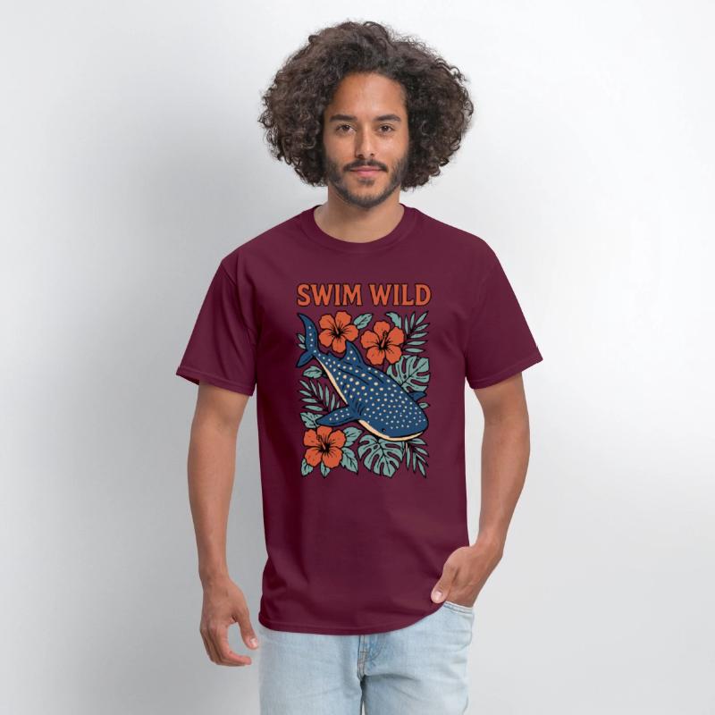 Swim Wild | Tropical Whale Shark Design