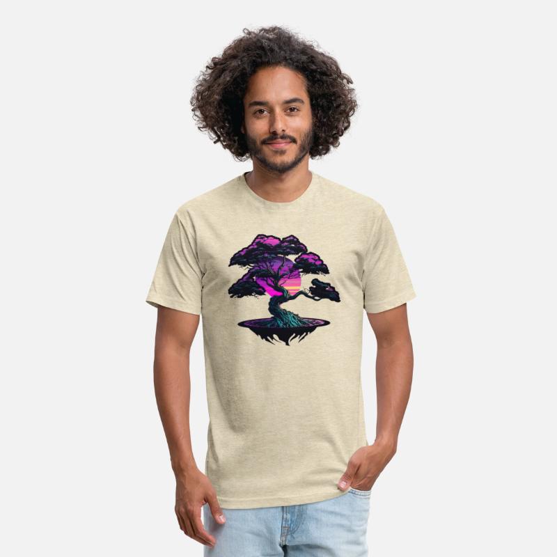 Synthwave Bonsai Tree