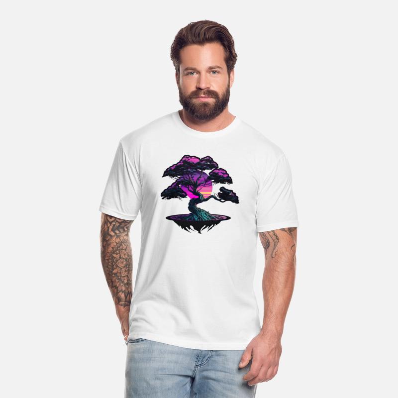 Synthwave Bonsai Tree