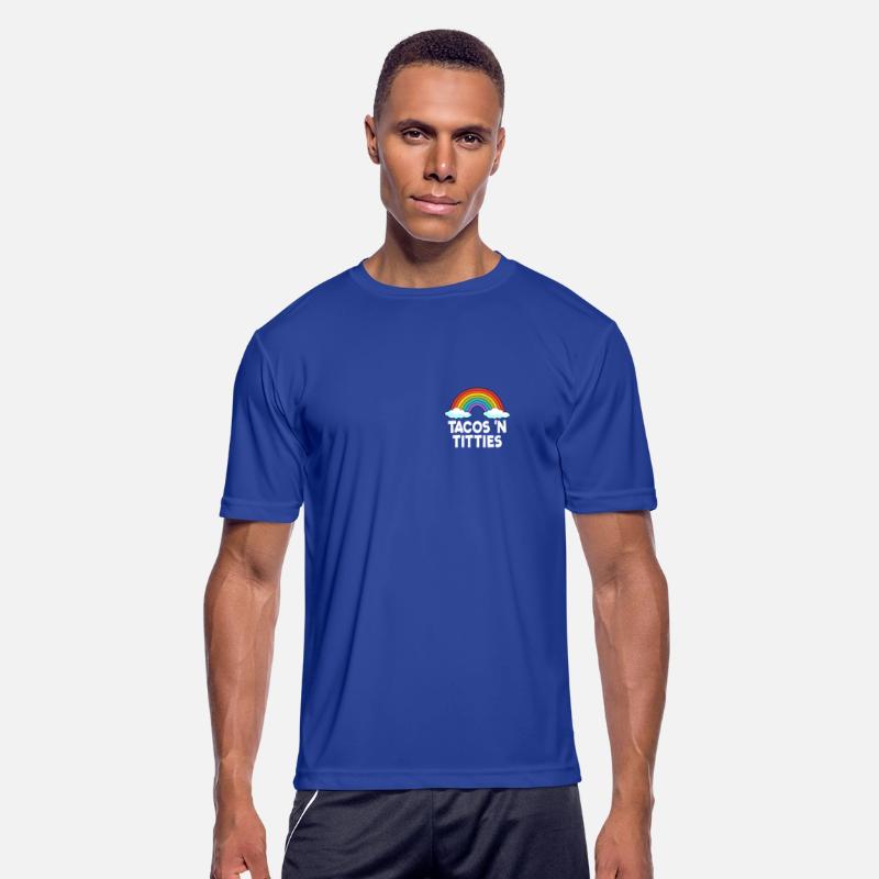 Tacos N Titties Rainbow Lesbian Funny LGBT