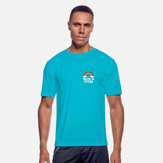 Tacos N Titties Rainbow Lesbian Funny LGBT