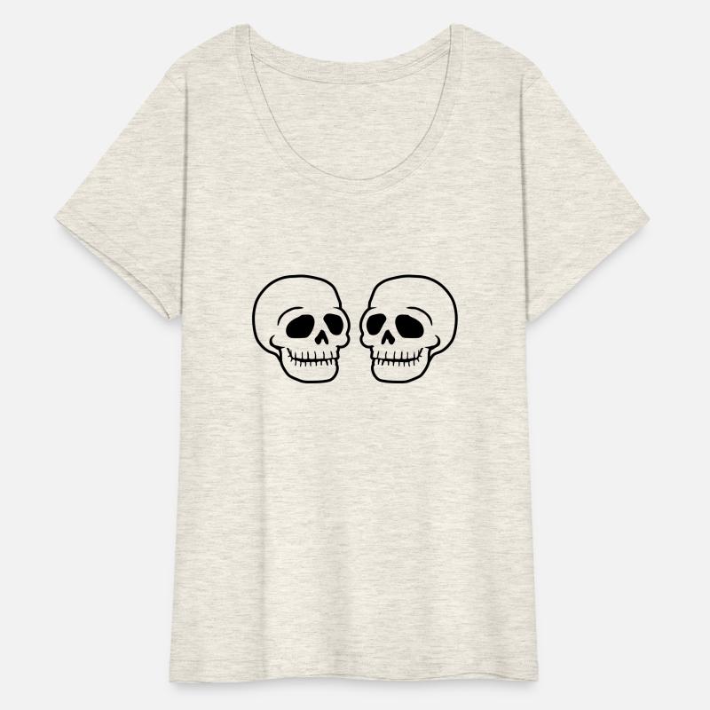 Team 2 friends skull