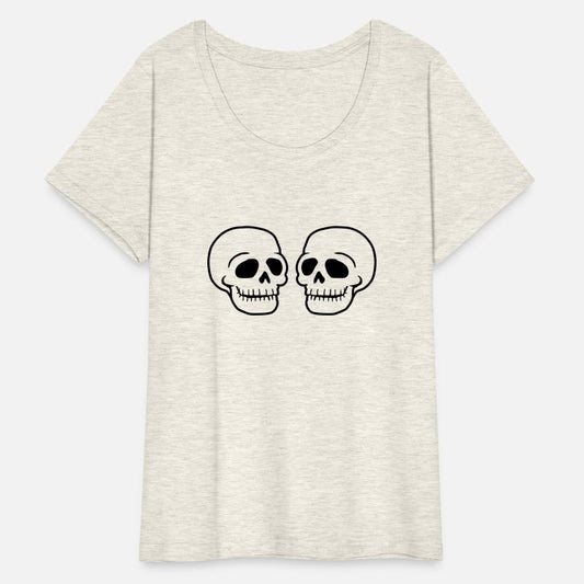 Team 2 friends skull