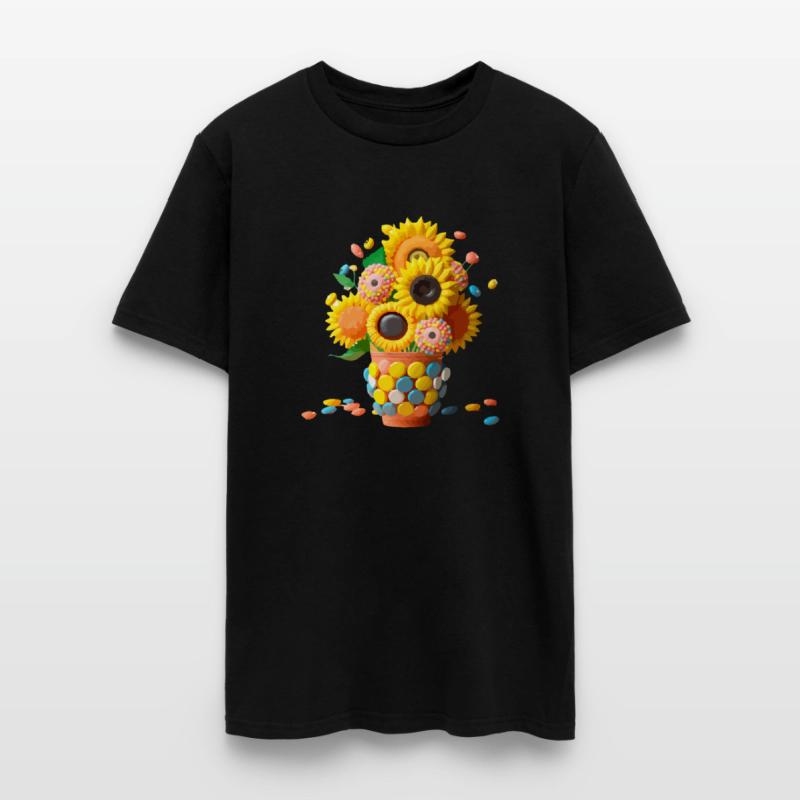 The bouquet of sunflowers