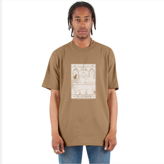 The Cataloger – Library Tarot (Negative Space)