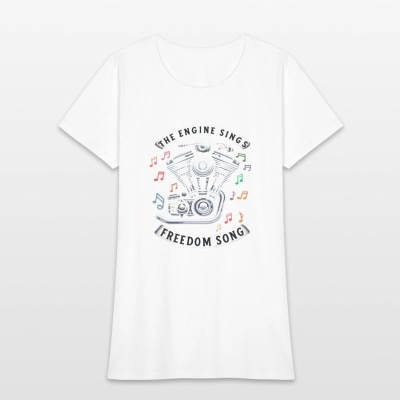 The Engine Sings Freedom Song Motorcycle