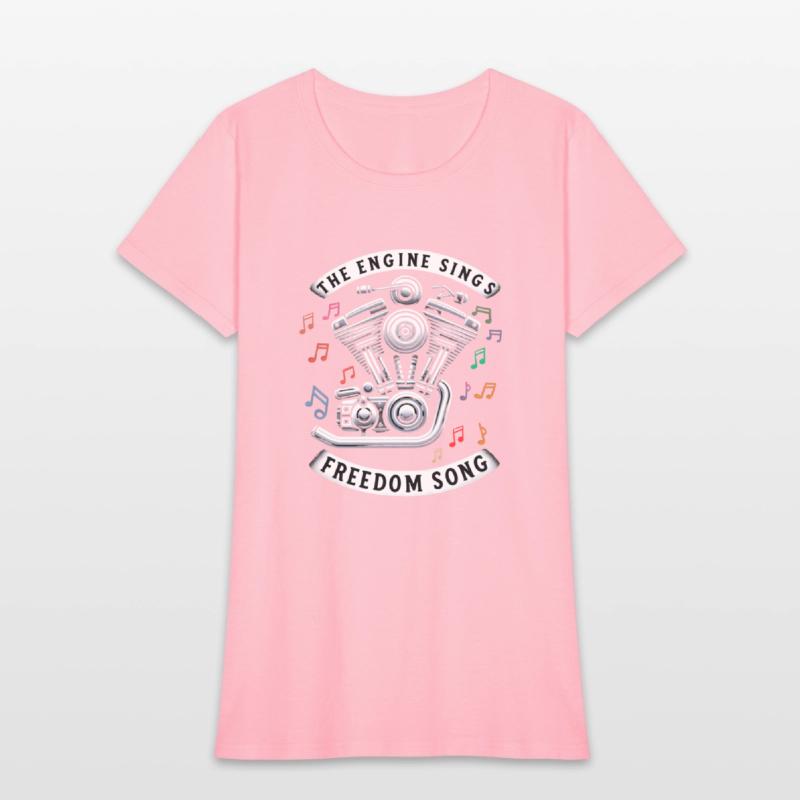 The Engine Sings Freedom Song Motorcycle