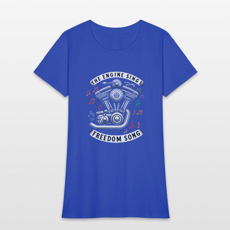 The Engine Sings Freedom Song Motorcycle