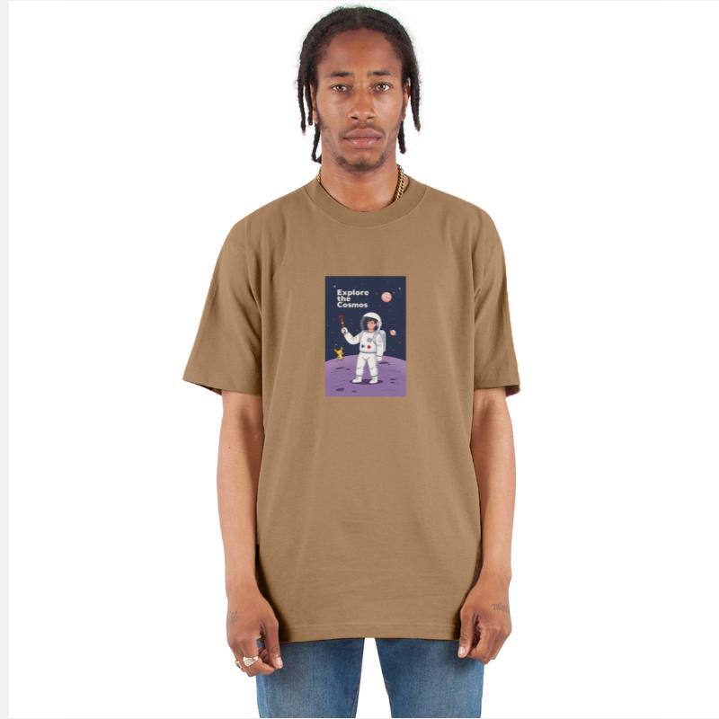 the image is an illustration of an astronaut st