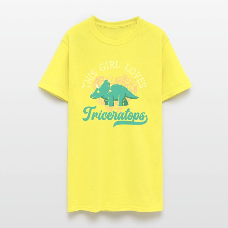 This Girl Loves Triceratops Dinosaur Prehistoric