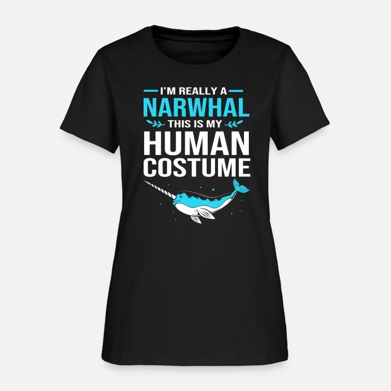 This Is My Human Costume Funny Halloween Narwhal