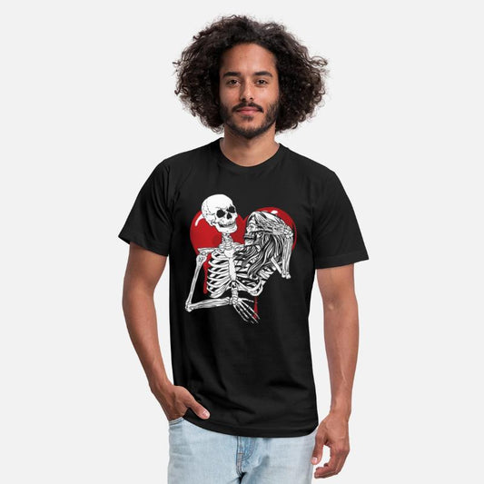Till Death Midnight Lovers Gothic Skull Bones