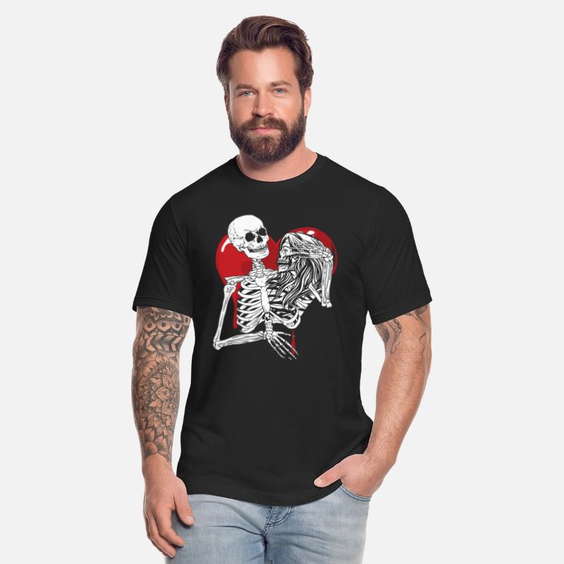 Till Death Midnight Lovers Gothic Skull Bones