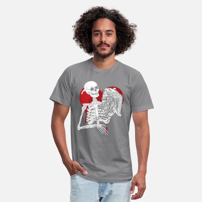 Till Death Midnight Lovers Gothic Skull Bones