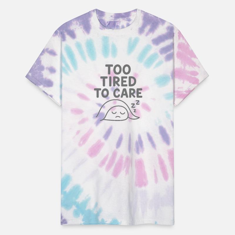 Too Tired To Care – Sleepy Mood Funny Quote