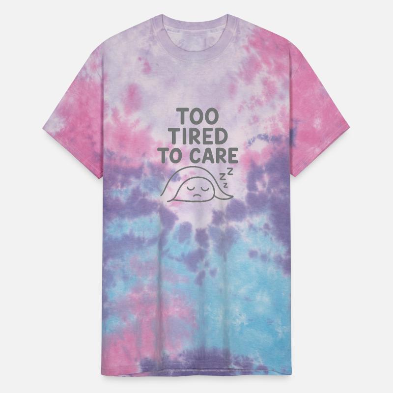 Too Tired To Care – Sleepy Mood Funny Quote