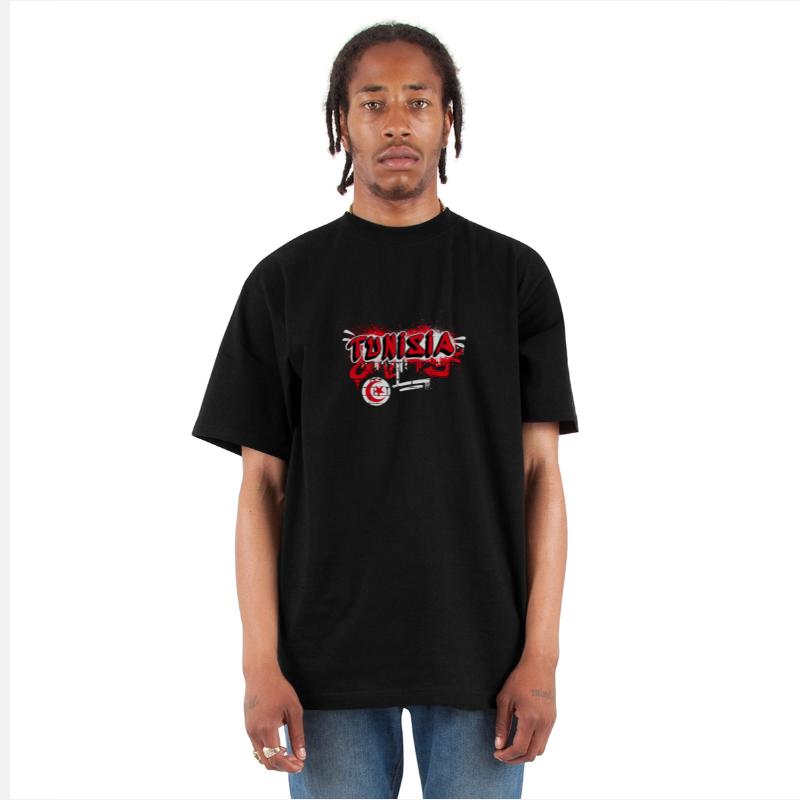 Tunisia graffiti flag design