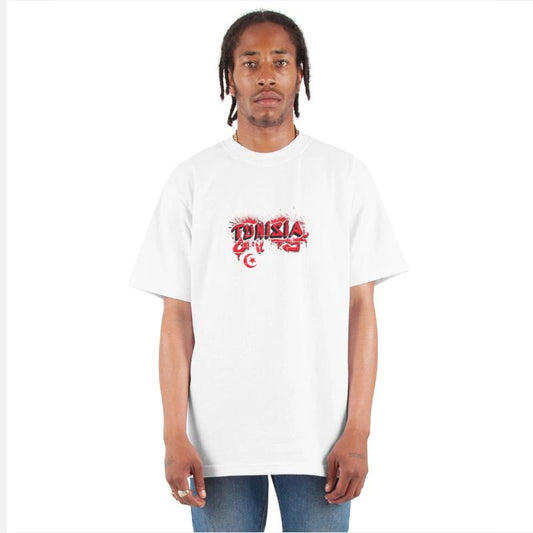 Tunisia graffiti flag design