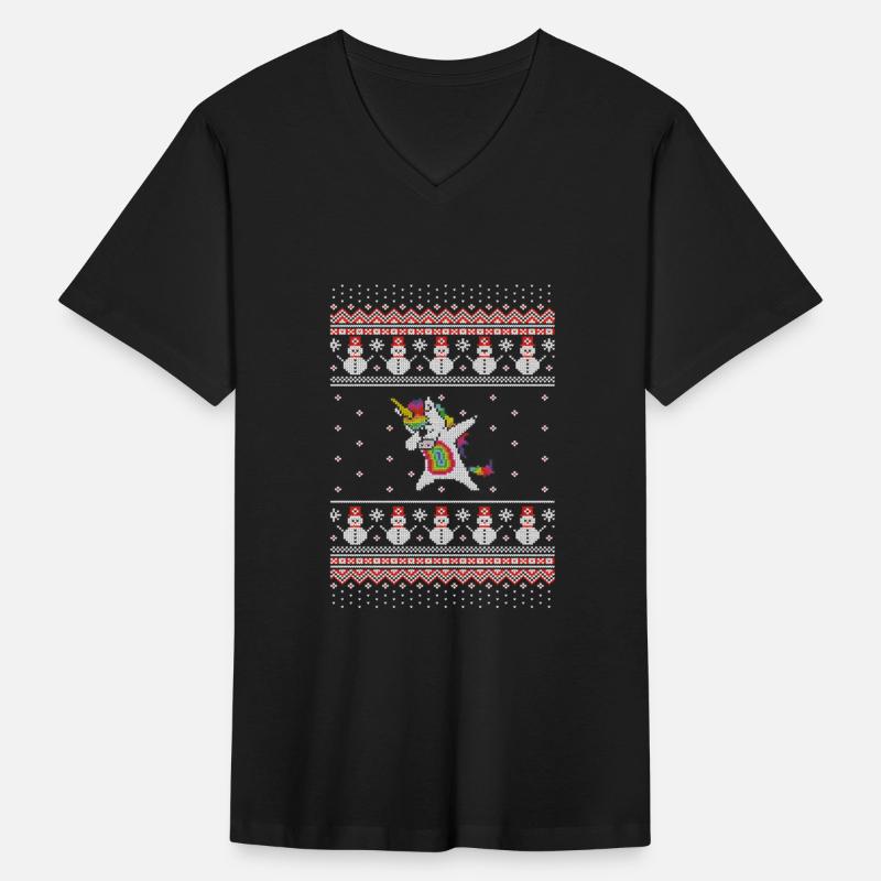 Unicorn celebrating for Christmas