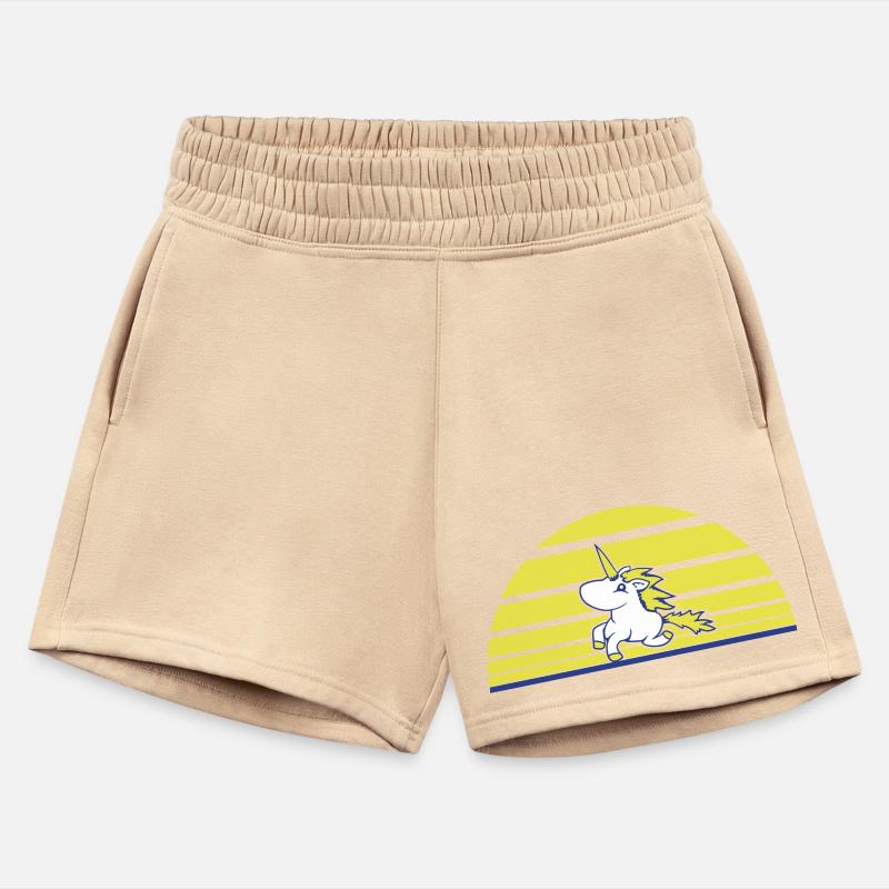 Unicorn jumps sun stripes rides sweet gallop cute