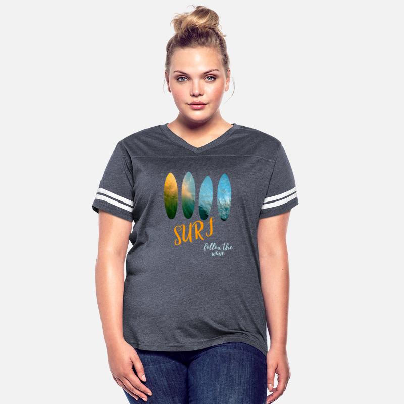 Unisex T-Shirt Surf , follow the wave