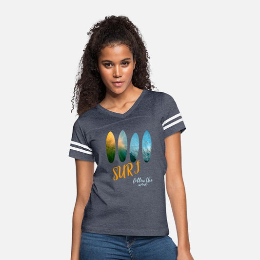 Unisex T-Shirt Surf , follow the wave