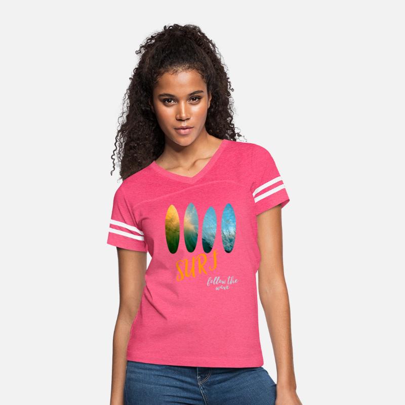 Unisex T-Shirt Surf , follow the wave