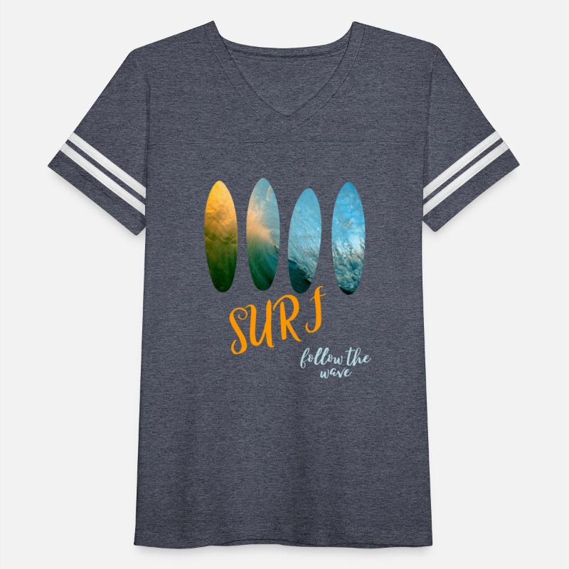 Unisex T-Shirt Surf , follow the wave