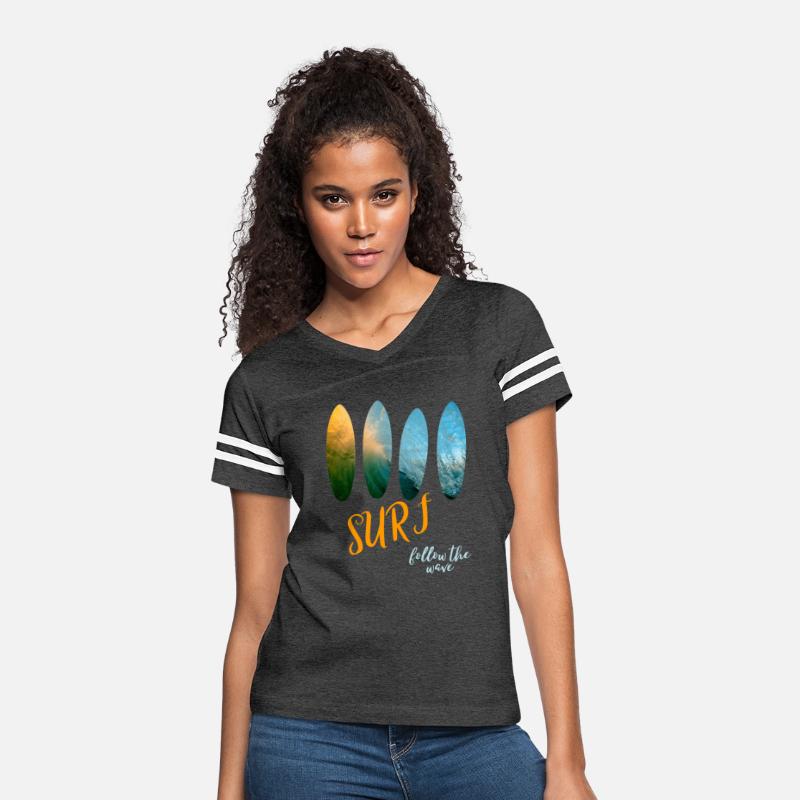 Unisex T-Shirt Surf , follow the wave