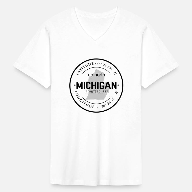 Up North Michigan 1837 Great Lakes Latitude And Lo