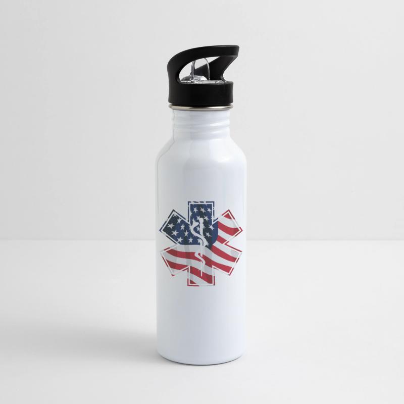 USA Patriotic Paramedic EMT Medical Service Symbol