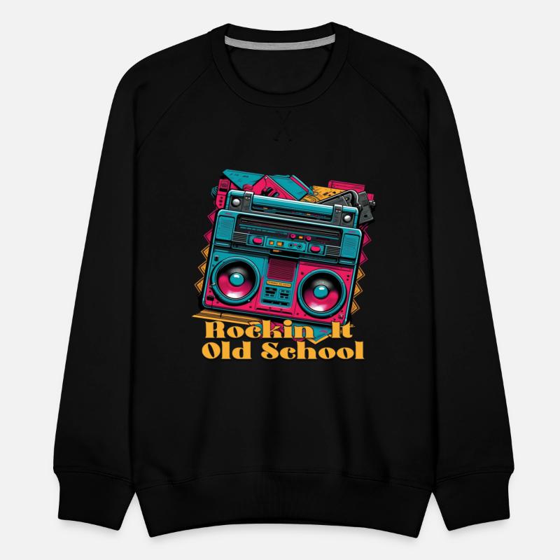 Vintage 80s Boombox with Rockin it Old School