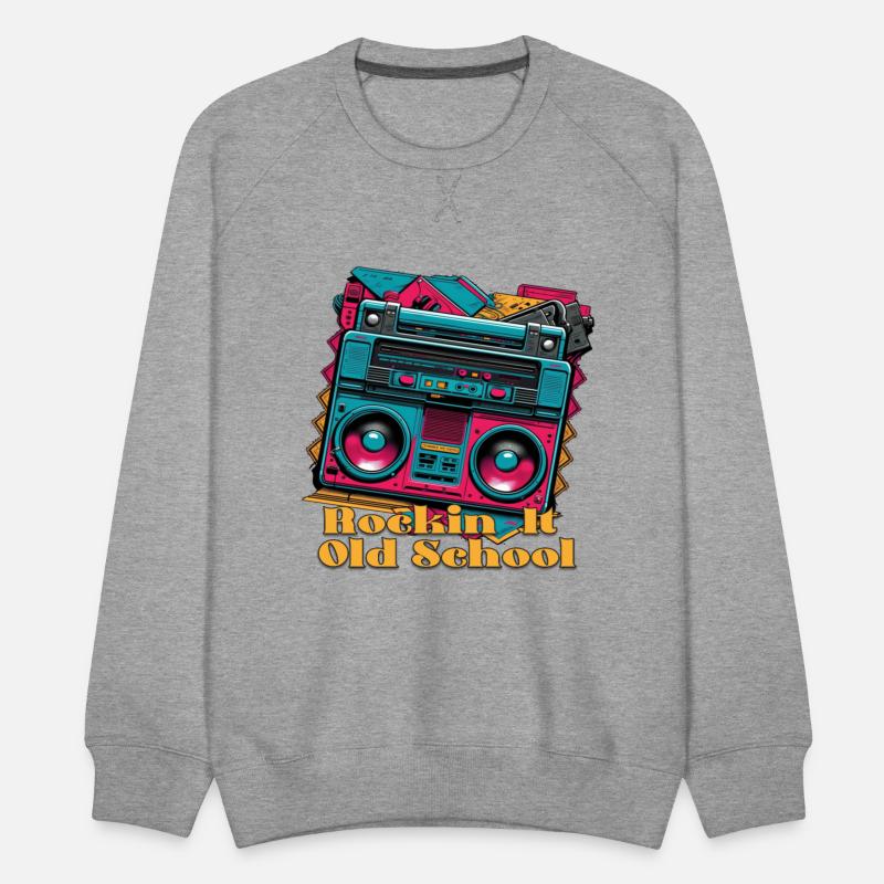 Vintage 80s Boombox with Rockin it Old School