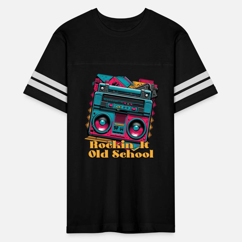 Vintage 80s Boombox with Rockin it Old School