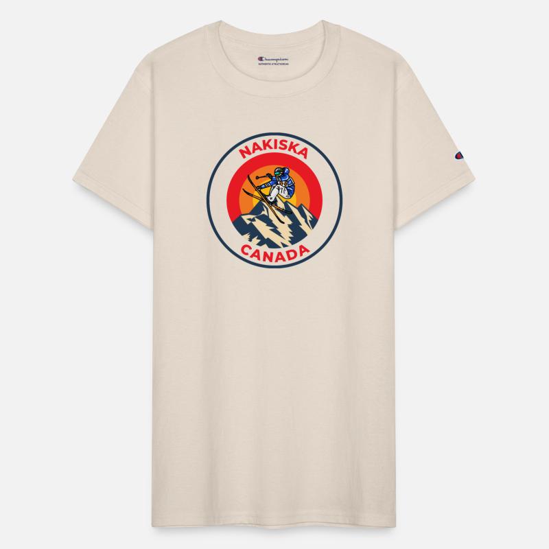 Vintage Cool Skiing in Nakiska Canada Sunset