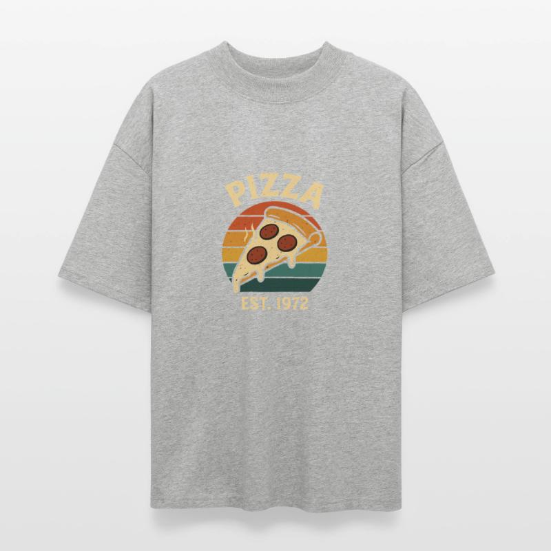 Vintage Pizza Slice Retro 70s Food Art Design