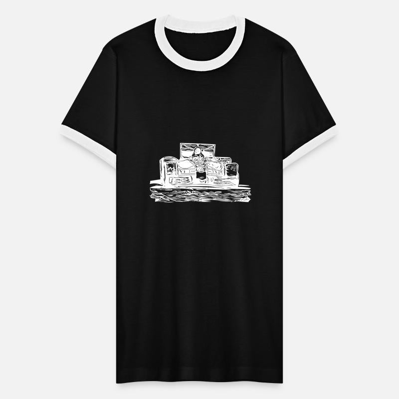 Vintage Racing Car On Race Track