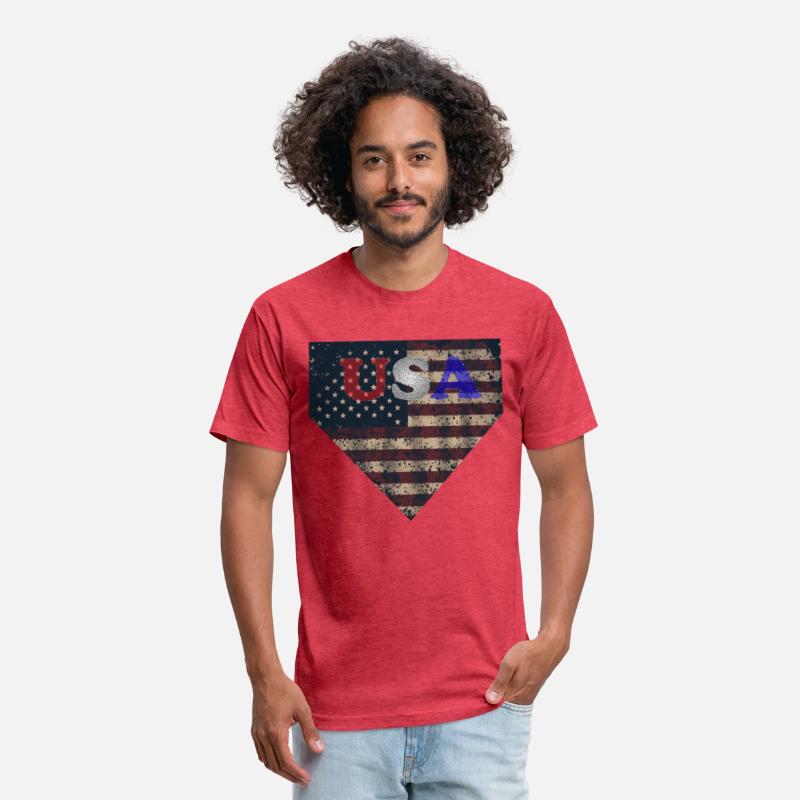 Vintage USA Flag Grunge T-Shirt