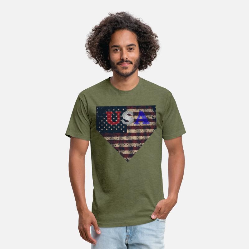 Vintage USA Flag Grunge T-Shirt