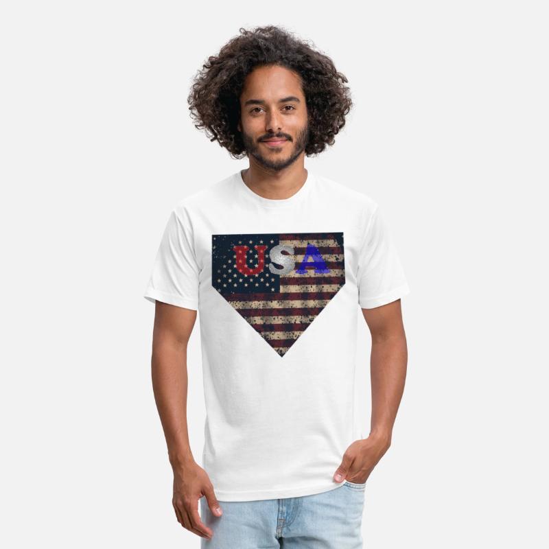 Vintage USA Flag Grunge T-Shirt