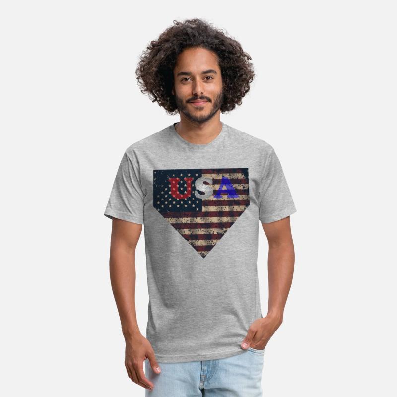 Vintage USA Flag Grunge T-Shirt