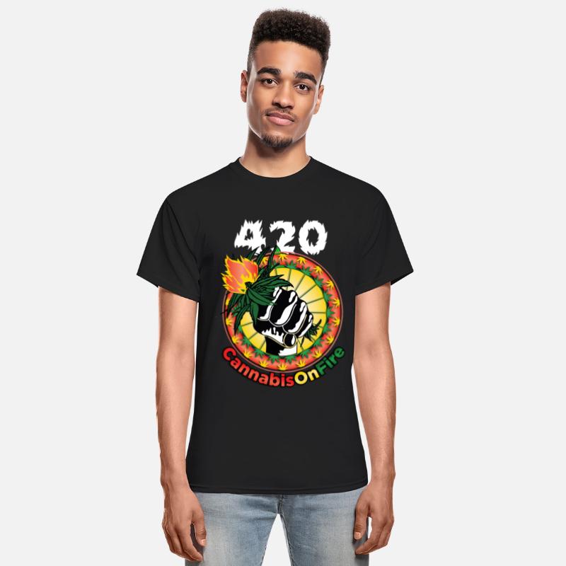 Whimsical 420 OnFire Time Weed Marijuana Design